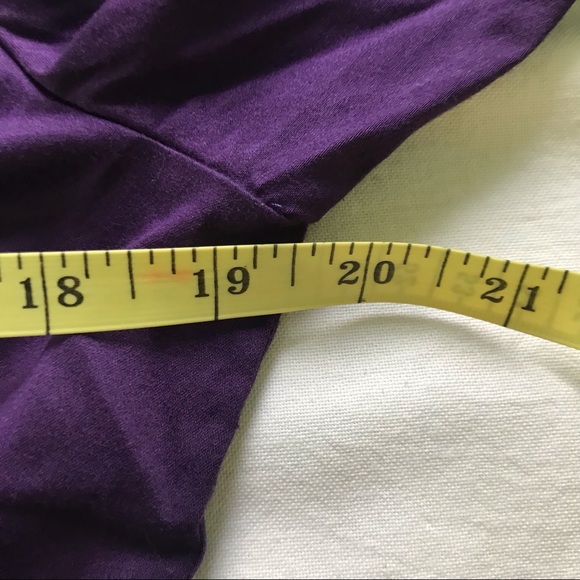 BANANA REPUBLIC Fitted Stretch Button Down, Purple Shirt, 3/4 Length Sleeves, LP - Picture 11 of 15